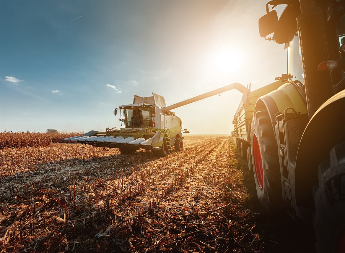 large agriculture machines