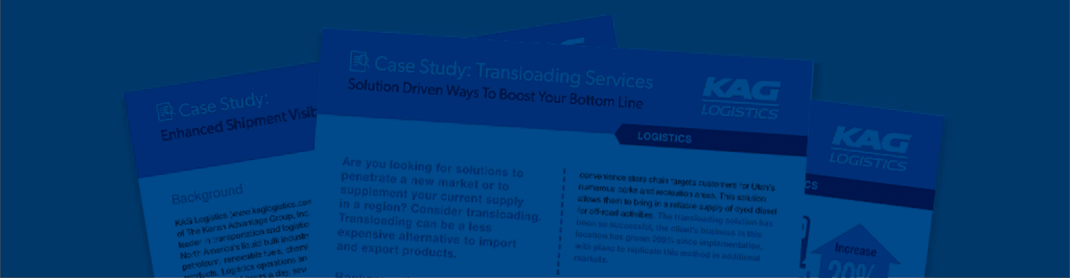 Logistics and Supply Chain Case Studies - KAG Logistics